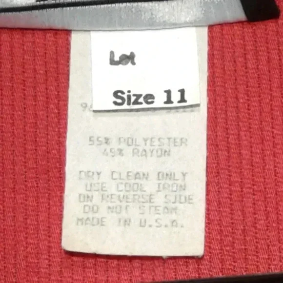 Channcey St. Women's Black & Red Stretch Romper with Zipper  Closure NWT Size 11 - Picture 7 of 11